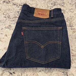Levi's Dark Blue Straight Jeans